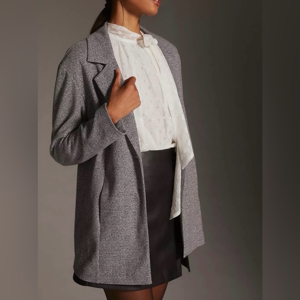 Avec Les Filles Gray Women's Soft Blazer | Size Small‎